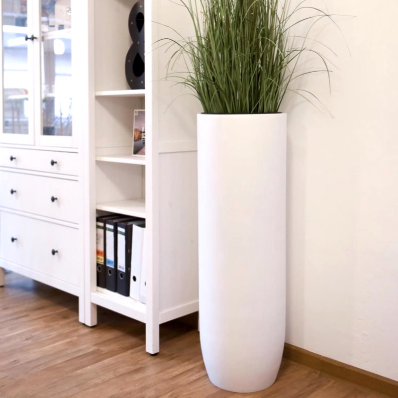 Bodenvase weiß Grace Höhe 75 | 97