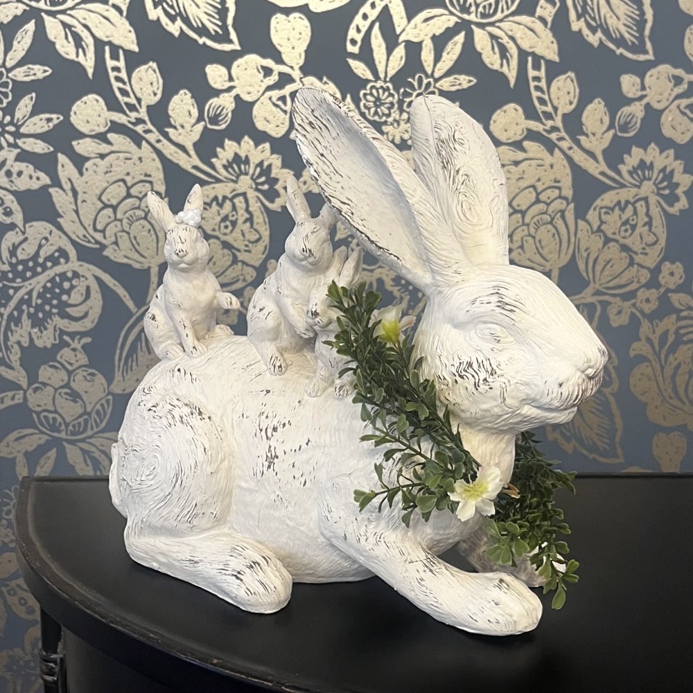 Osterdeko Osterhase modern Gentleman Rabbit H 32 cm
